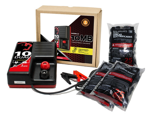 Cerco Electrico Ganadero 1 Joule 10km Dual + 75aisladores
