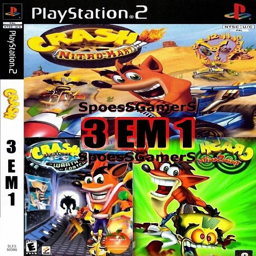 Crash Bandicoot (3 Jogos) Ps2 Dvd Promoção