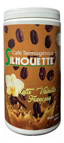 Cafe Termogenico Silhouette Latte Vainilla Francesa 800grms