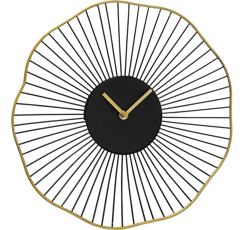 ~? Whw Whole House Worlds Modernist Metal Burst Wall Clock, 