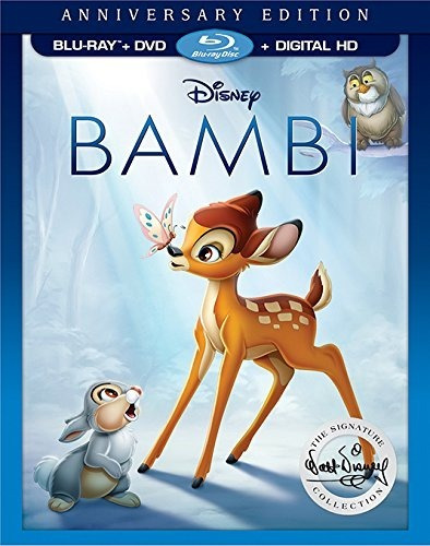 Bambi Anniversary Edition Blu-ray + Dvd Nuevo Importado