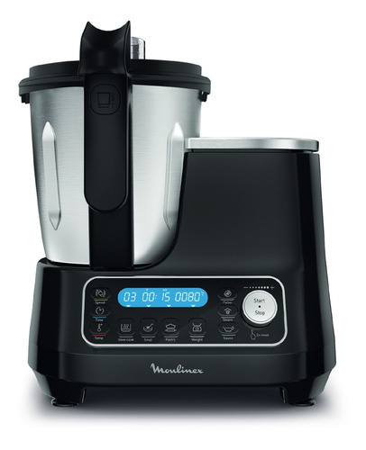 Robot De Cocina Moulinex Compacta 5 Progr 32 Func 3.6l 1400w Color Negro