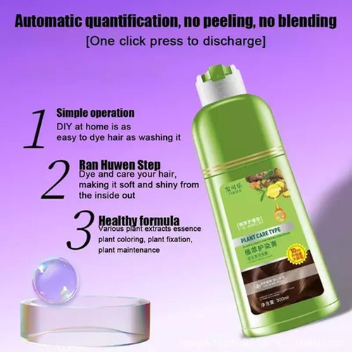 Champú Tinte Capilar Instantáneo 300 Ml
