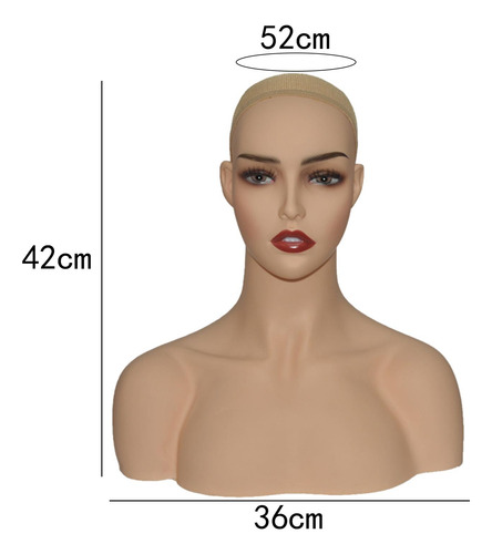 Cabeza De Maniquí Femenina, Busto De Cabeza De Maniquí De