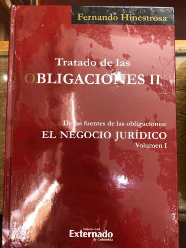 Tratado De Las Obligaciones.  Tomó 2 Volumen 1