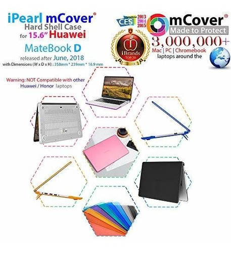 Estuche Rigido Mcover Para El Portatil Huawei Matebook D 15