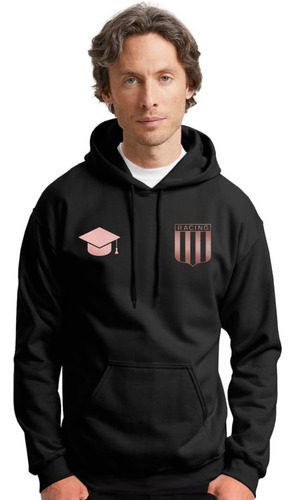 Buzo Negro Canguro Clubes Fútbol Argentino C/capucha Varios1