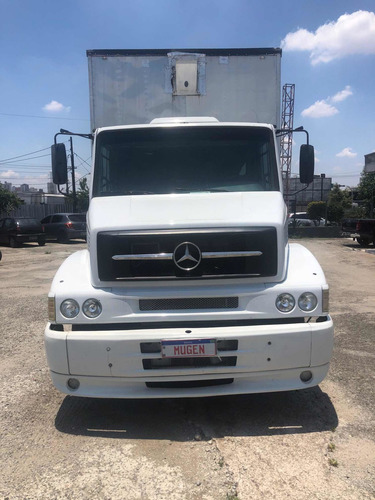 Mb L 1620 6x2 2007 Motor Novo Bau 10,5 Mugen Caminhoes