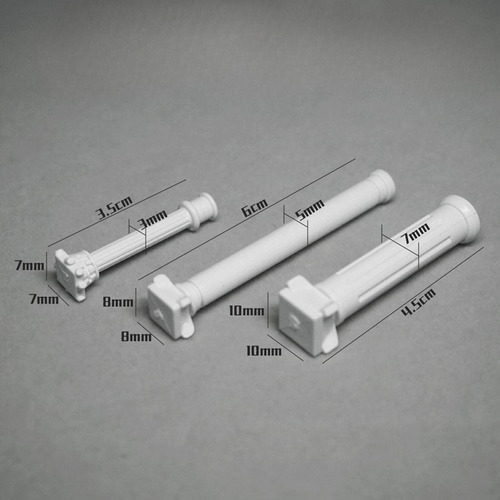 General 6 Piezas Mini Columnas Modelo Estatuas Griegas 4,5