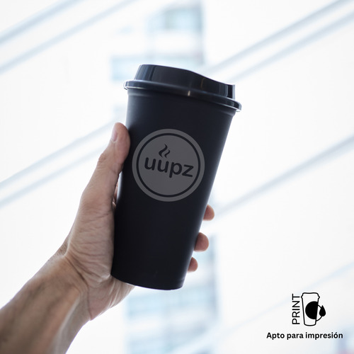 25 Vasos Uupz Star 473 Ml Con Tapa Cafetera, Reutilizables Transparente