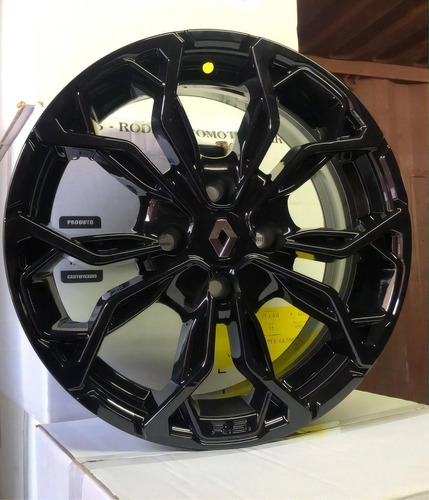 Jogo De Rodas Aro 16\ 4x100 - Black - M16 Sandero Rs Vw Gm