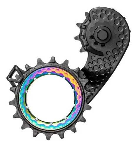 Jaula Cambio Hollowcage Carbon Ceramic Shimano 9100/8000 Color Rainbow