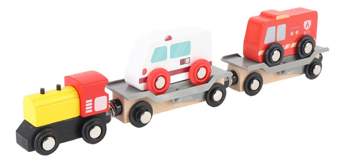Toy Railway Kit, Juego De VĂas De Tren De Madera, Coordinaci