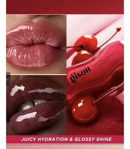 An Aceite Labial Gisou Con Infusión De Miel Cherry On The