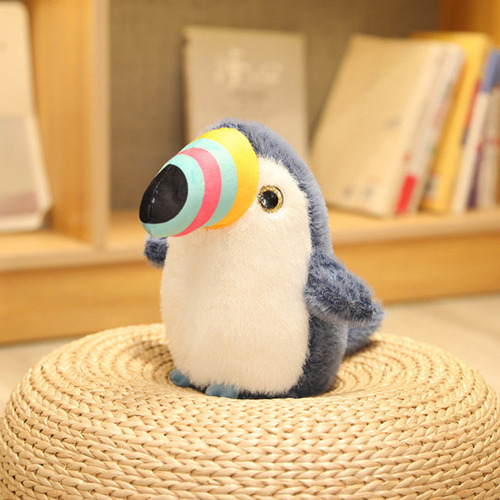 Peluche De Peluche Con Forma De Tucán De Dibujos Animados
