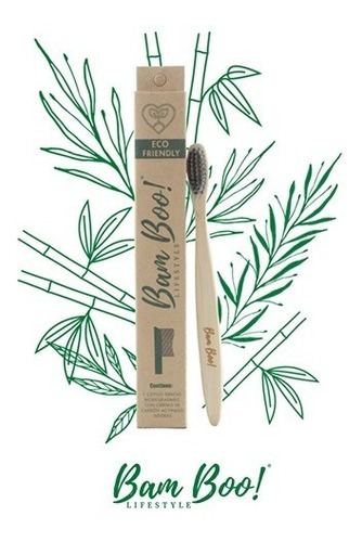 Imagen 1 de 7 de Cepillo Dental Biodegradable De Bam Boo! Lifestyle®