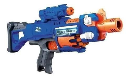 Pistola Juguete Automatic Dardos Blazestorm 20 Pcs Nerf Envi