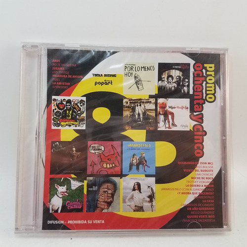 Popart Promo Cd 85 Ntvg Tipitos Fidel Jarabe De Palo Sella 