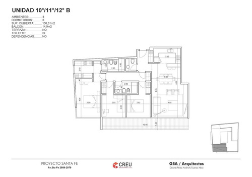 Venta 4 Amb En Barrio Norte A Estrenar Y Amenities