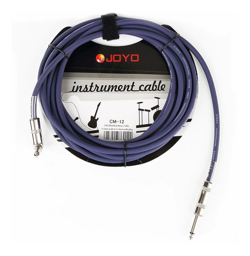 Joyo Cm-12 Cable Para Guitarra Bajo 4.5 Metros 15 Pies L - I Color Púrpura