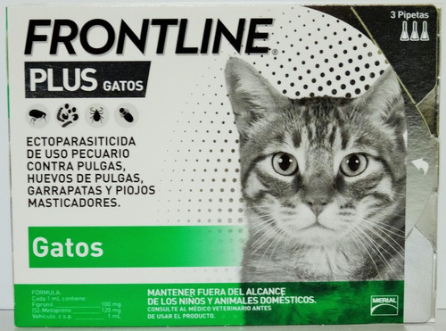 Frontline Plus 3 Pipetas Gato