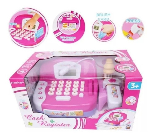 Caja Registradora Princesas Con Bascula Microfono Y Escaner