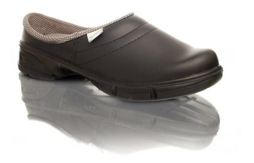 Imagen 1 de 6 de Zapato Zueco Sanidad Dama Cas (2º Ombu) Cuero Negro 35al41