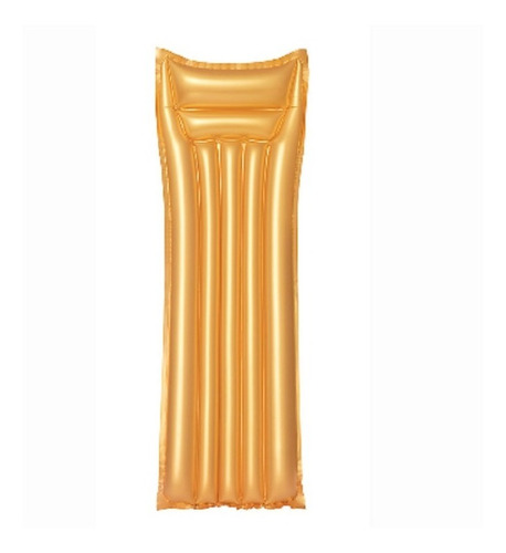 Imagen 2 de 5 de Colchoneta Inflable Flotador Gold Pileta 183 Cm Bestway
