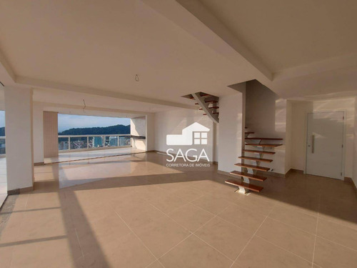 Imagem 2 de 30 de Duplex! Alto Padrão! Vista De Cinema! Apartamento Com 4 Dormitórios À Venda, 300 M² Por R$ 2.750.000 - Canto Do Forte - Praia Grande/sp - Ap4055