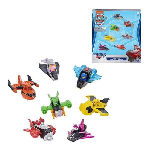 Set De 7 Jets De Rescate Paw Patrol True Metal (Usado)