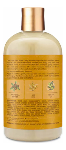 Shampoo Hidratación Profunda Manteca Karité Cruda Sm