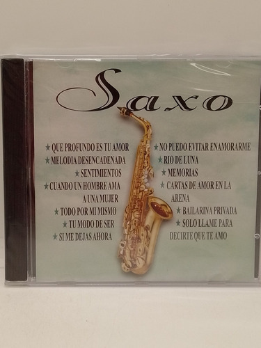 Saxo Instrumental Cd Nuevo 