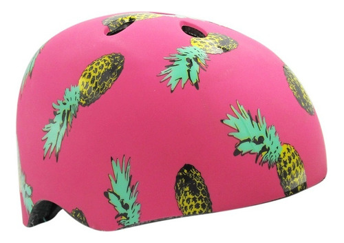 Casco Diseño Piña Party 3d Resistente Talla 8+ Rosa C-preme