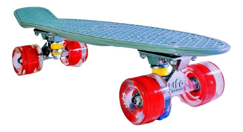 Imagen 6 de 9 de Penny Patineta Skateboard Ufo 22 Niños Jóvenes Adultos Led