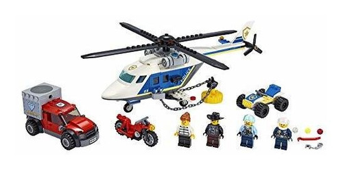 Lego City Helicóptero De Policía Chase 60243 Juego 
