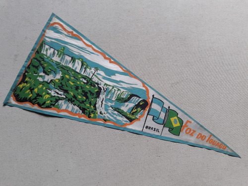 Banderín Foz Do Iguacu - Brasil - Tamaño 44 X 20 Cms