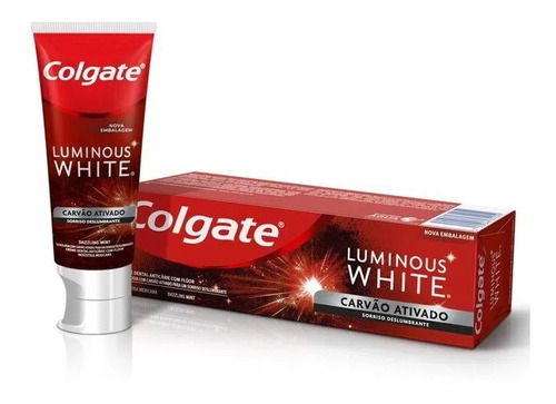 Creme Dental Colgate Luminous White Carvão Ativado 70g Full