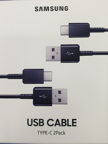 Cable De Carga Samsung Original Tipo C ( 2unidades ). Envios