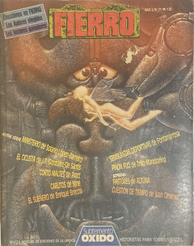 Fierro Nº 21 Revista Historietas, 1era Época Carlos Nine Ej2