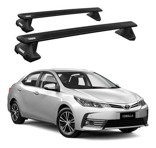 Rack Thule Wingbar Evo Toyota Corolla Sedan 19 -