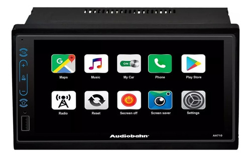 Autoestereo Pantalla Bluetooth Audiobahn Aa710 Mirror Link