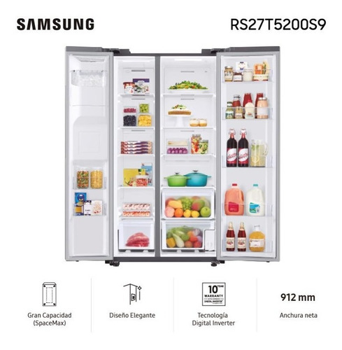 Imagen 2 de 2 de Refrigerador Side By Side Samsung Que Sal
