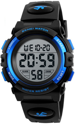 Reloj Niño Skmei Digital Negro Azul Disponible