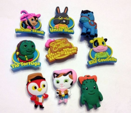 Sheriff Callie Jibbitz Pins Crocs Pack X 10 + 10 De Regalo