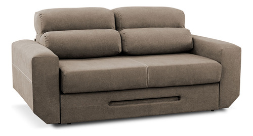 Sillón Sofa Cama 2 Cuerpos Reclinable Pana - Verona Tierra