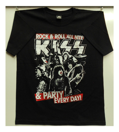 Kiss Playera Manga Corta Rn R Party Everyday Talla L T-shirt