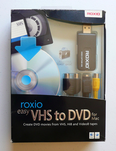 Roxio Easy Vhs To Dvd Para Mac Computadoras Apple (Usado)
