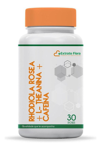 Rhodiola Rosea + L- Theanina + Cafeína 30 Doses