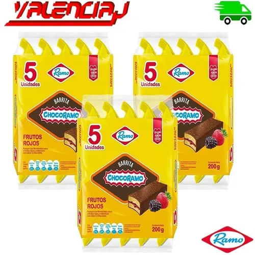 Barras De Chocoramo Con Mermelada X 15