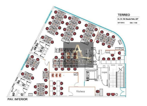 Excelente Prédio Comercial Para Locação No Alphaville Empresarial, Barueri. Todo Mobiliado, Com 122 Estações De Trabalho! - Pr0028